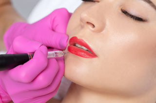 Tinted Perfection: Exploring Lip Tinting with a Microneedling Pen