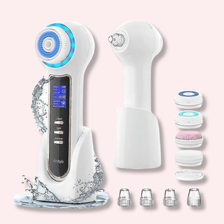 Deep cleansing electric facial brush