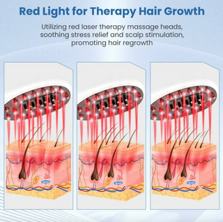 Hair growth comb- massage & serum applicator