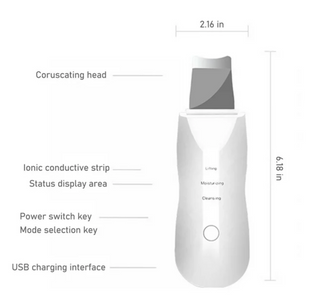 Pore cleansing face scraper